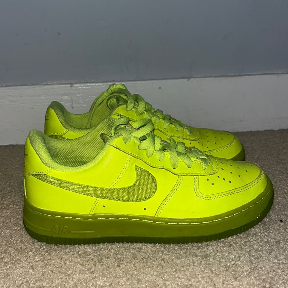 Neon Nike sneakers